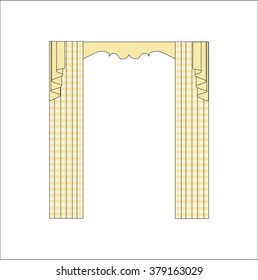 classic curtains . curtains . lambrequin