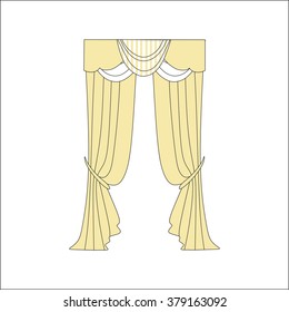 classic curtains . curtains . lambrequin