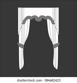 classic curtains . curtains . lambrequin