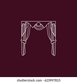 classic curtains . lambrequin