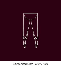 classic curtains . lambrequin