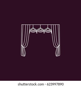 classic curtains . lambrequin