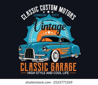 Classic custom motors london city car club vintage classic garage high style and cool life