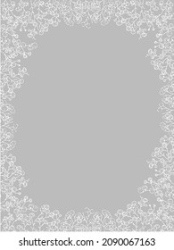 Classic and cute frame of gypsophila