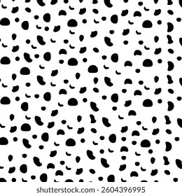 Classic Dalmatian Spot Pattern for Fabrics
