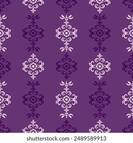 Classic Damask Seamless Pattern abstract background with vintage elements.