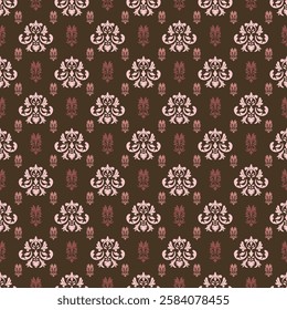 Classic Damask Seamless Pattern. Digital images to download and print for Printable wallpaper, backgrounds, rug, card, book cover and  many projects.