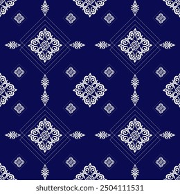 Classic Damask Seamless Pattern - Vector Illustration for Elegant Textile Design