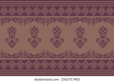 Classic Damask Seamless Pattern - Vector Illustration for Elegant Textile Design