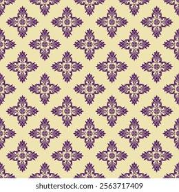 Classic Damask Seamless Pattern - Vector Illustration for Elegant Textile Design