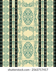 Classic Damask Seamless Pattern - Vector Illustration for Elegant Textile Design