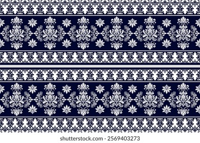 Classic Damask Seamless
Pattern - Vector Illustration for Elegant Textile
Design