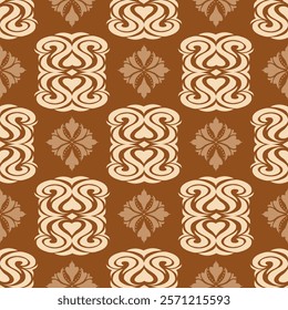 Classic Damask Seamless Pattern - Vector Illustration for Elegant Textile Design