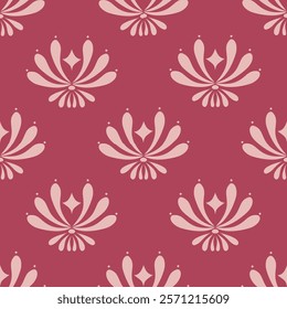 Classic Damask Seamless Pattern - Vector Illustration for Elegant Textile Design