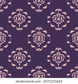 Classic Damask Seamless Pattern - Vector Illustration for Elegant Textile Design