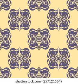 Classic Damask Seamless Pattern - Vector Illustration for Elegant Textile Design