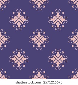 Classic Damask Seamless Pattern - Vector Illustration for Elegant Textile Design