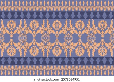 Classic Damask Seamless Pattern - Vector Illustration for Elegant Textile Design