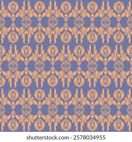 Classic Damask Seamless Pattern - Vector Illustration for Elegant Textile Design
