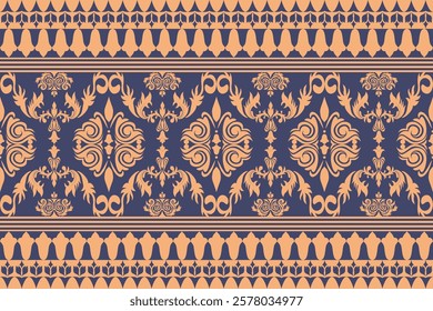 Classic Damask Seamless Pattern - Vector Illustration for Elegant Textile Design