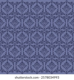 Classic Damask Seamless Pattern - Vector Illustration for Elegant Textile Design