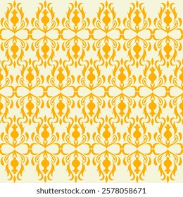 Classic Damask Seamless Pattern - Vector Illustration for Elegant Textile Design 