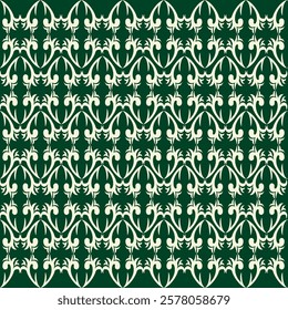 Classic Damask Seamless Pattern - Vector Illustration for Elegant Textile Design 