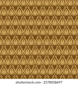 Classic Damask Seamless Pattern - Vector Illustration for Elegant Textile Design 