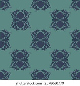 Classic Damask Seamless Pattern - Vector Illustration for Elegant Textile Design 