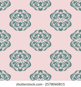 Classic Damask Seamless Pattern - Vector Illustration for Elegant Textile Design 