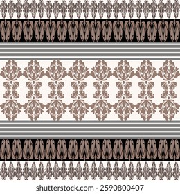 Classic Damask Seamless Pattern - Vector Illustration for Elegant Textile Design