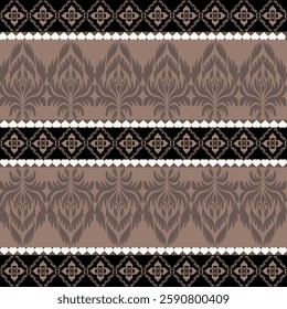 Classic Damask Seamless Pattern - Vector Illustration for Elegant Textile Design