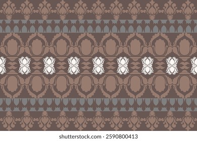 Classic Damask Seamless Pattern - Vector Illustration for Elegant Textile Design