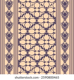 Classic Damask Seamless Pattern - Vector Illustration for Elegant Textile Design