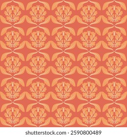 Classic Damask Seamless Pattern - Vector Illustration for Elegant Textile Design