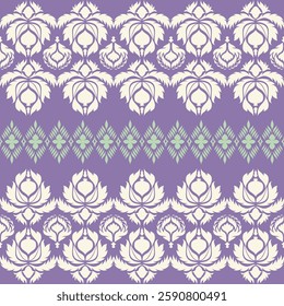 Classic Damask Seamless Pattern - Vector Illustration for Elegant Textile Design