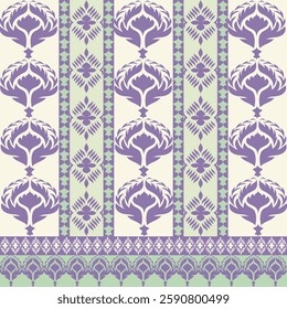 Classic Damask Seamless Pattern - Vector Illustration for Elegant Textile Design