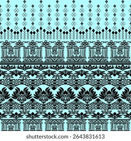 Classic Damask Seamless 
Pattern - Vector Illustration for Elegant Textile 
Design 