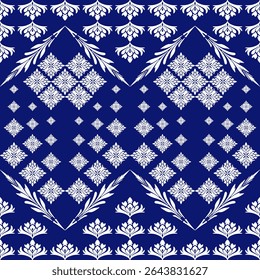 Classic Damask Seamless 
Pattern - Vector Illustration for Elegant Textile 
Design 