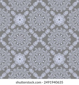 Classic Damask seamless pattern, Vintage design, element old style, beautiful floral ornament, Luxury Ornamental lace tracery, Traditional background, Vector Illustration for Elegant Textile Design