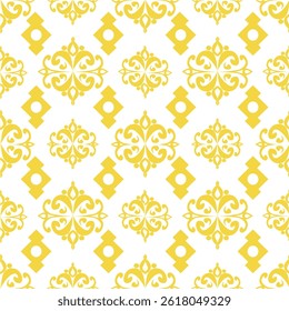 Classic Damask Seamless Vector Illustration EPS