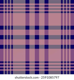 Classic dark purple and beige tartan pattern with a modern twist. Perfect for textile design, fashion, and home decor. High-resolution seamless vector design.