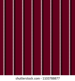 Classic dark red striped background seamless pattern. Vector illustration.