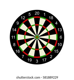 Dartboard Stock Vector (Royalty Free) 736386415