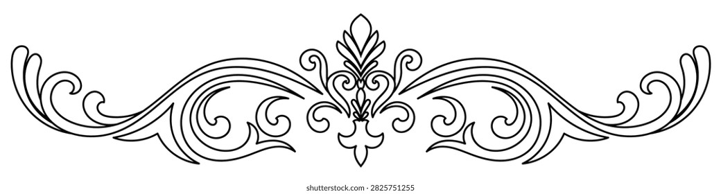 Classic Decorative Border Rococo Decorative Frame