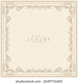 Vetor de fundo elegante quadro floral decorativo clássico