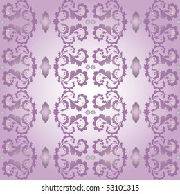 Classic decorative seamless background with floral pattern