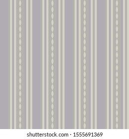Classic decorative vintage seamless patterns with stripes and waves. Pastel beige, pink striped background in retro style. For greeting cards, invitations, textile fabric, wallpaper or wrapping paper