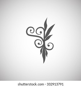 Classic design element vector on a white background.