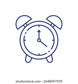 Alarme clássico da mesa para o tempo de estudo